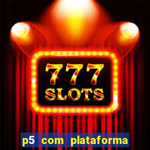 p5 com plataforma de jogos